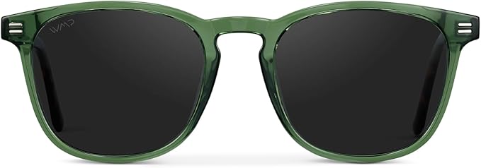 WMP Eyewear - Men's Polarized Modern Rounded Square Sunglasses - Image 7