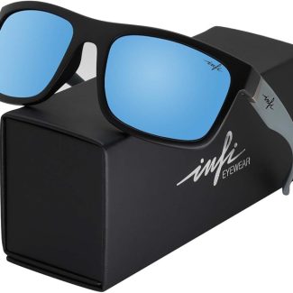 Fishoholic Polarized Fishing Sunglasses UV400 (14 Options) Fishing Gift with Hard Case & Pouch