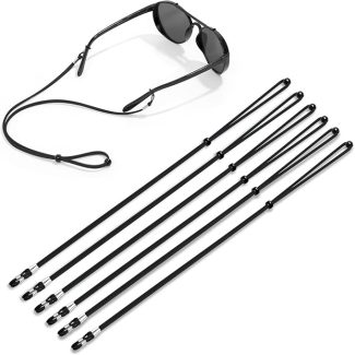 Glasses Strap(6 PCS) Sports Eyeglass Strap,Adjustable Sunglasses Lanyard Neck Holders Cord Retainer for Men Women