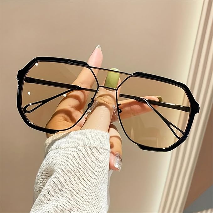 willochra Fashion Oversized Square Women Sunglasses Vintage Punk Men Outdoor Eyewear Shades UV400 - Image 7